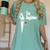 Boston Terrier Dad The DogFather Shirt Boston Terrier Women's Comfort Colors T-Shirt Chalky Mint