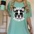 Boston Terrier Dad Father’s Day Dog Dad Men’s Women's Comfort Colors T-Shirt Chalky Mint