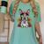 Boston Terrier Dia De Los Muertos Day Of The Dead Dog Skull For Men Women Kids Women's Comfort Colors T-Shirt Chalky Mint
