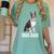 Boston Terrier Dog Dad Boston Terrier Dog Lovers Women's Comfort Colors T-Shirt Chalky Mint