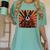 Boston Terrier Dog Japanese Art Samurai Ukiyo-e Women's Comfort Colors T-Shirt Chalky Mint