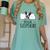 Boston Terrier Dog Lovers Sleepshirt Apparel Men Women Women's Comfort Colors T-Shirt Chalky Mint