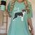 Boston Terrier Dog Mom Woman Women Women's Comfort Colors T-Shirt Chalky Mint