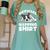 Boston Terrier Dog Official Sleeping Shirt Men Women Kids Women's Comfort Colors T-Shirt Chalky Mint
