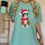 Boston Terrier Dog Ugly Christmas Dog Xmas For Men Women Kids Women's Comfort Colors T-Shirt Chalky Mint