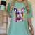 Boston Terrier Lover Pop Art Color Boston Terrier Dog For Men Women Girls Kids Women's Comfort Colors T-Shirt Chalky Mint