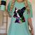 Boston Terrier Lovers Colorful Pop Art Boston Terrier Women's Comfort Colors T-Shirt Chalky Mint