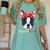 Boston Terrier Mom Bostie Women Girls Women's Comfort Colors T-Shirt Chalky Mint