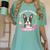 Boston Terrier Mom Mother's Day Women's Comfort Colors T-Shirt Chalky Mint