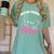 Boston Terrier Mom Women's Comfort Colors T-Shirt Chalky Mint
