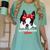 Boston Terrier Mum Dog Woman Idea Women's Comfort Colors T-Shirt Chalky Mint