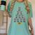 Boston Terrier Santa Hat Xmas Light Men Women Christmas Tree Women's Comfort Colors T-Shirt Chalky Mint