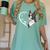 Boston Terrier Shirts For Women Girls Kids Heart Cute Women's Comfort Colors T-Shirt Chalky Mint