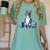 Boston Terrier Weightlifting Deadlift Men Fitness Gym Women's Comfort Colors T-Shirt Chalky Mint