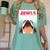 Boston Terriers Jowls Dog Mom Dog Dad Women's Comfort Colors T-Shirt Chalky Mint