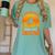 My Broom Broke So Now I Teach English Halloween Teacher Women's Comfort Colors T-Shirt Chalky Mint