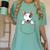 Bull Terrier Pocket Bull Terrier Peeking Out Pocket Women's Comfort Colors T-Shirt Chalky Mint