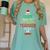All Is Calm Said No 1st Grade Teacher Ever Christmas Teacher Women's Comfort Colors T-Shirt Chalky Mint