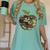 Camo Apple Camouflage Clothing School Student Camo Teacher Men Women Kids Women's Comfort Colors T-Shirt Chalky Mint
