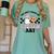 You Can't Scare Me I Teach Art Retro Teacher Ghost Halloween Women's Comfort Colors T-Shirt Chalky Mint