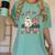 You Can't Scare Me I Teach Middle School Halloween Teacher Women's Comfort Colors T-Shirt Chalky Mint