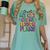 My Cat Ate My Lesson Plans Teacher Cat Humor Women's Comfort Colors T-Shirt Chalky Mint