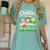 Chillin With My Pre-K Snowmies Christmas Teacher Xmas Women's Comfort Colors T-Shirt Chalky Mint