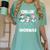 Chillin' With My Preschool Snowmies Teacher Christmas Men Women Kids Women's Comfort Colors T-Shirt Chalky Mint