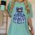Coquette Bow Book Tree Merry Christmas Xmas Teacher Holiday Women's Comfort Colors T-Shirt Chalky Mint Coquette Bow Book Tree Merry Christmas Xmas Teacher Holiday Women's Comfort Colors T-Shirt Chalky Mint