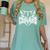 Cougars Teacher Student School Sports Fan Team Spirit Women's Comfort Colors T-Shirt Chalky Mint