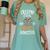 Creepin It Real Pre-K Monsters Halloween Preschool Teacher Women's Comfort Colors T-Shirt Chalky Mint