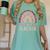 Cute Daycare Teacher Rainbow Leopard Print Childcare Worker Women's Comfort Colors T-Shirt Chalky Mint Cute Daycare Teacher Rainbow Leopard Print Childcare Worker Women's Comfort Colors T-Shirt Chalky Mint