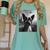 Dog Mom Dad Alien Selfie Boston Terrier UFO For Men Women Women's Comfort Colors T-Shirt Chalky Mint