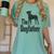 The Dogfather Boston Terrier Dog Funny Dog Gift T-Shirt For Men Women Girls Kids Women's Comfort Colors T-Shirt Chalky Mint