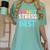 Donut Stress Just Do Your Best Teachers Testing Day For Men Women Girls Kids Women's Comfort Colors T-Shirt Chalky Mint