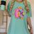 Dyslexia Different Perspective Reading Brain Floral Teacher Women's Comfort Colors T-Shirt Chalky Mint