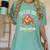 Lets Eat Kids Punctuation Saves Lives Thanksgiving Teacher Women's Comfort Colors T-Shirt Chalky Mint