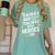 Educators Teacher's Aide Because Even Teachers Need Heroes Women's Comfort Colors T-Shirt Chalky Mint