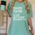 English Teacher Because Math Teachers Need Heroes Too Women's Comfort Colors T-Shirt Chalky Mint