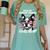 Even My Boston Terrier Loves Trump Trump Supporter Dog Lover Women's Comfort Colors T-Shirt Chalky Mint