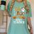 Faboolous INFANT Teacher Halloween Women's Comfort Colors T-Shirt Chalky Mint