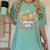 Fall In Love With Kindergarten Autumn Kindergarten Teacher Women's Comfort Colors T-Shirt Chalky Mint