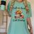 Fall In Love With Reading Book Autumn Teachers Pumpkins Women's Comfort Colors T-Shirt Chalky Mint