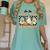 Are You Fall-O-Ween Directions Halloween Ghost Fall Teacher Women's Comfort Colors T-Shirt Chalky Mint
