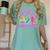 Are You Fall-O-Ween Directions Teacher Ghost Halloween Women's Comfort Colors T-Shirt Chalky Mint