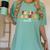 Fall Teacher Fall In Love With Math Math Thanksgiving Women's Comfort Colors T-Shirt Chalky Mint