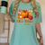 Fall Vibes Costume Teacher Thanksgiving Leopard Gnome Women's Comfort Colors T-Shirt Chalky Mint