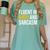 Fluent In Math And Sarcasm Teacher Appreciation Day Gift Women's Comfort Colors T-Shirt Chalky Mint Fluent In Math And Sarcasm Teacher Appreciation Day Gift Women's Comfort Colors T-Shirt Chalky Mint