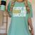Fluent In Math And Sarcasm Teacher Women's Comfort Colors T-Shirt Chalky Mint Fluent In Math And Sarcasm Teacher Women's Comfort Colors T-Shirt Chalky Mint