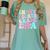 In My Fourth Grade Era Girl Back To School 4th Grade Teacher Women's Comfort Colors T-Shirt Chalky Mint